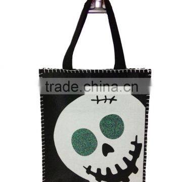 glitter printed halloween kid bag