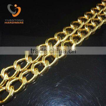 meta gold color chains for jewelry and decoration