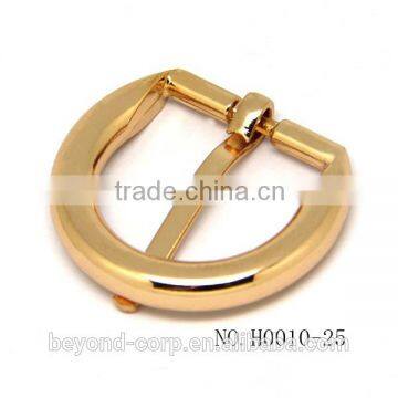 D Buckle in Real Gold Finish for Handbag Half-ring Buckle Half-round Pin Buckle photo-2