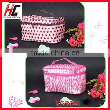 satin zipper lock cosmetic bags