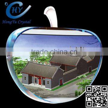 3d Fashionable Shape Laser Engraved Crystal Cube photo-2