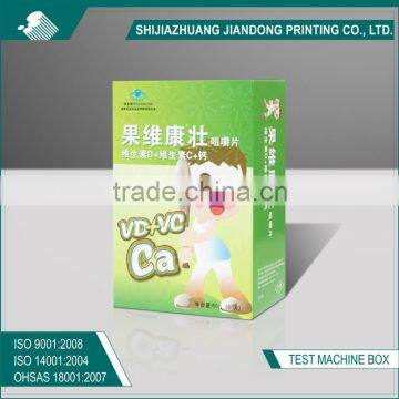 Paper Packing Box for Calcium Tablet