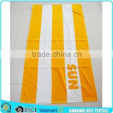 2015 HOT Sell 100% Cotton Terry Velour Printing Canada Logo Beach Towel Country Style Promotional Towel photo-3