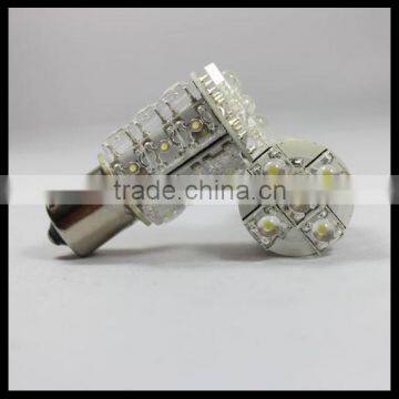 Cool White 12V 20 SUPERFLUX LED BA15S single contact interior bulb Flux