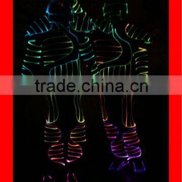 Popular Fiber Optic Clothes / Training Dancewear / Flashing Clothing