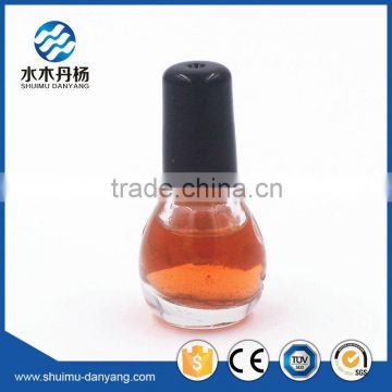 High quality 5ml round cap with brush glass nail polish bottle