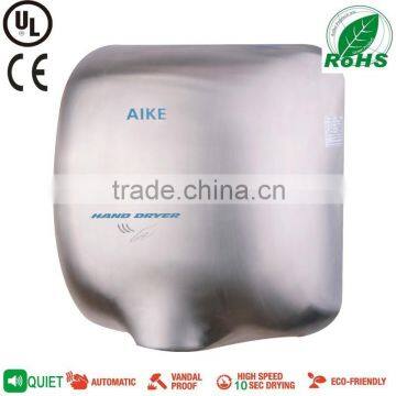 AIKE UL ROHS compliant Automatic hand dryer jet air hand dryer