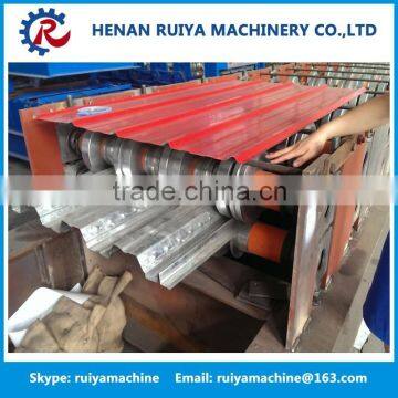 Corrugated Sheet Metal Roof Making Machine, Double Layer for Corrugated and Trapezoidal Roof Tile Machine photo-2