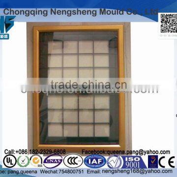 Plastic Poster frame, Plastic a4 size photo frame, Golden Plastic Snap Frame