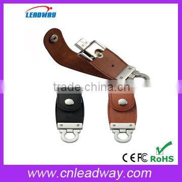 leather case memory stick factory price bulk cheap for promotional gift 1GB 2GB 4GB 8GB 16GB 32GB