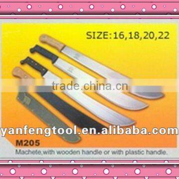 types of rail steel farming machete M205