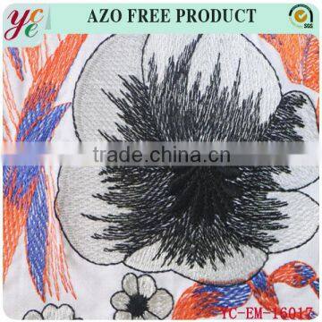 Hot Sale Wholesale Laser Cut Fabric Flowers Pattern Embroidery Fabric photo-4