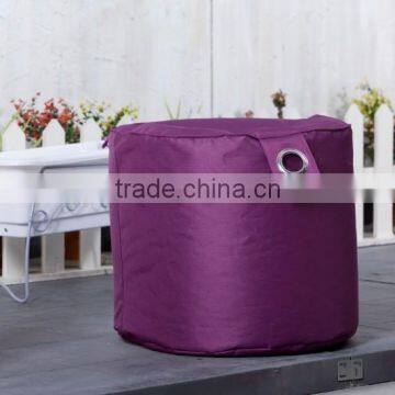 Hot Selling Home Decoration Ideas Living Room Furniture Easy-carrying Purple Beanbag Pouf Ottoman