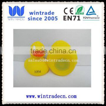 PVC Plastic Type High Quality Floating Race Yellow Duck