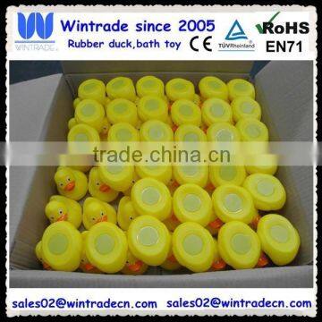 Plastic Material Yellow Weighted Pvc Duck for River Race photo-3
