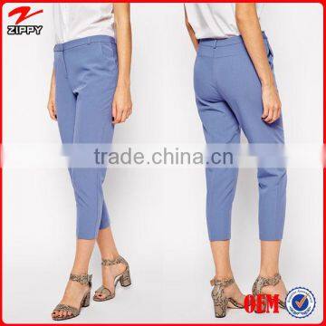 High-rise Waist Seam Detail Formal Pant for Ladies