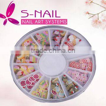 Hot selling fimo clay , nail art canes, nail decoration