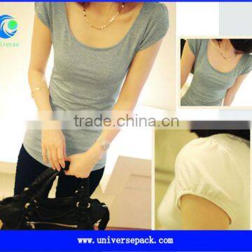 Custom ladies cotton lycra t-shirts factory price