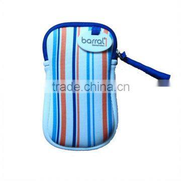 2016 Novelty design Cute Neoprene Mobile Phone bags with zipper