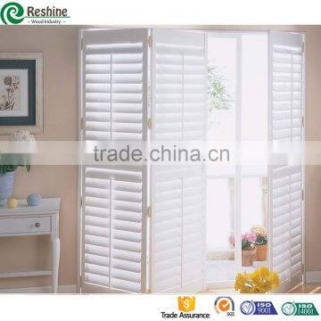 Timber plantation shutter doors