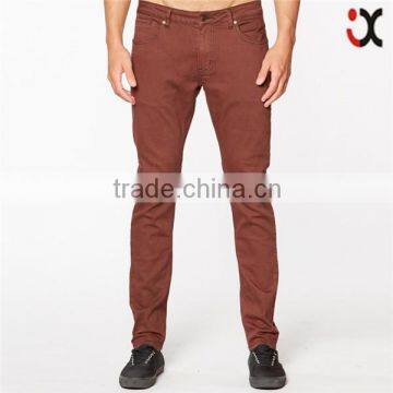 2015 new low rise waist colored denim skinny stretch fit jeans men jeans in latest styles JXQ959