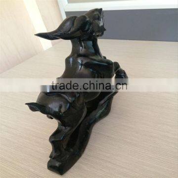 Obsidian Sheep Figurine Chinese Zodiac Animal Carvings photo-6