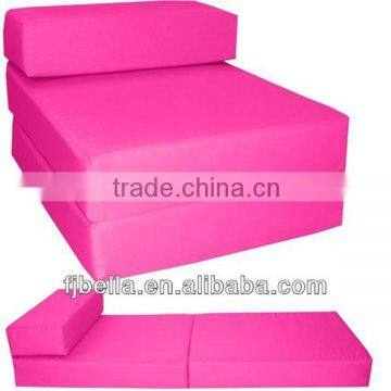 Pink Block Foam Folding Out Relaxing Furniture Chair Z Bed Guest Futon In/Outdoor                        
                                                Quality Choice