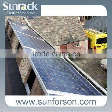 Ground ballast aluminium profile for solar mounting