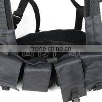 multi-functional chest carrier with 1000D waterproof nylon material