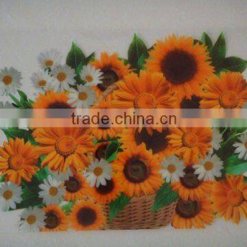 flower design placemat