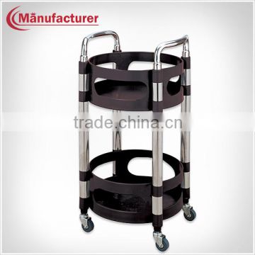 Dismounting Hotel Plastic Brown Catering Liquor Cart Trolley