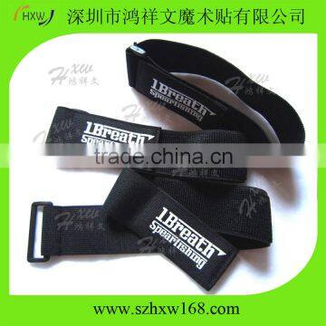 Customized Polyester Hook loop Elastic belt for exercise