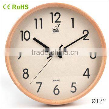 popular for office wooden wall clock12W40na-M1