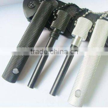 OEM Survival fire starter with compass corrosion resistant fire starter UD06030