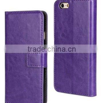 2015 Crazy horse flip leather cover case for sony xperia T2 ultra