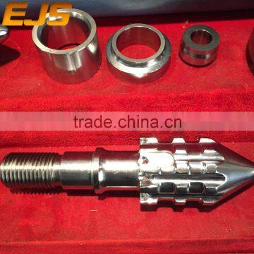 mixer & non-return valve for injection molding screw barrel