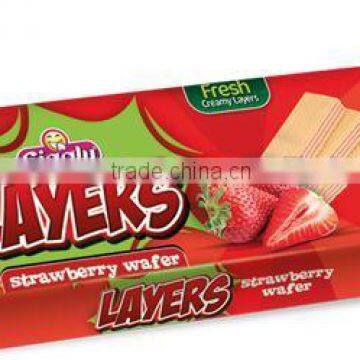Layers Strawberry Wafers