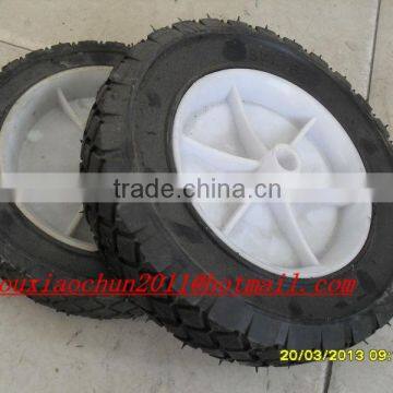 8" rubber wheels for lawnmower