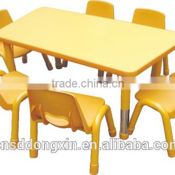 hot sale study table and study chairs kindergarden furniture