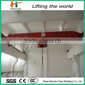 Overseas Service Warehouse Single Girder Overhead Crane Supplier On Rail