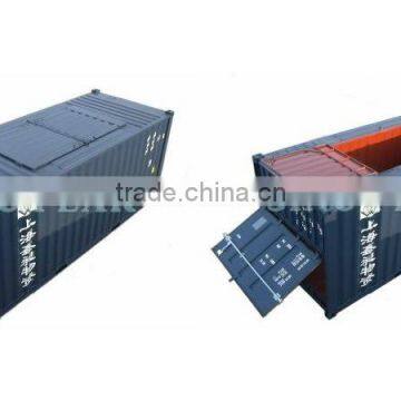 bulk shipping open top container