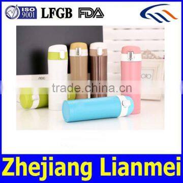 can pass FDA LFGB Wholesale promotional double wall vacuum flask water bottle for healthy life