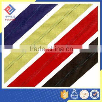 Polyester Webbing for Lashing and Ratchet Tie Down with different safety factor and width and colors