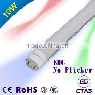 No flicker office led lighting 10W 600mm led tube pass EMC 2 years warranty t8 led tube