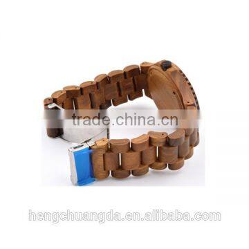 Hot Sale Wrist Watch for Adult Quartz Wood Watch photo-3