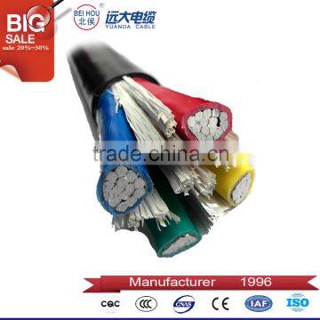 0.6/1KV Aluminum conductor PVC insulated steel tape armored electrical cable 4x25mm2