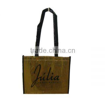 shopping gold shopping bag