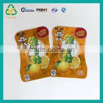 OEM manufacturer irregular shaped plastic juice plastic bag