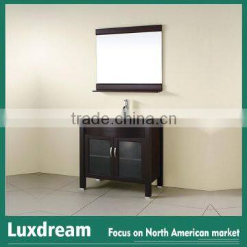 32'' Single bathroom vanity with mable top China wholesale