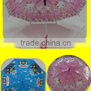 19inchx8ribs lovely printing POE child umbrella